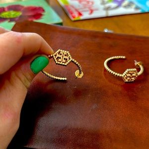 Tory Burch Gold Hoops
